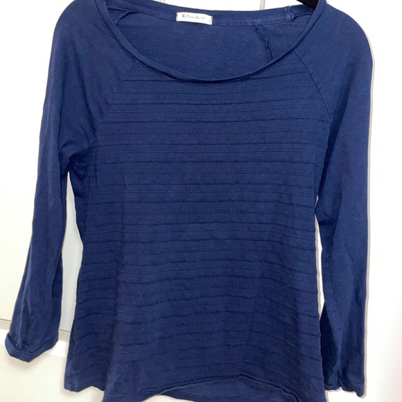 Navy blue shirt rare earth size 8 long sleeve - Picture 1 of 2